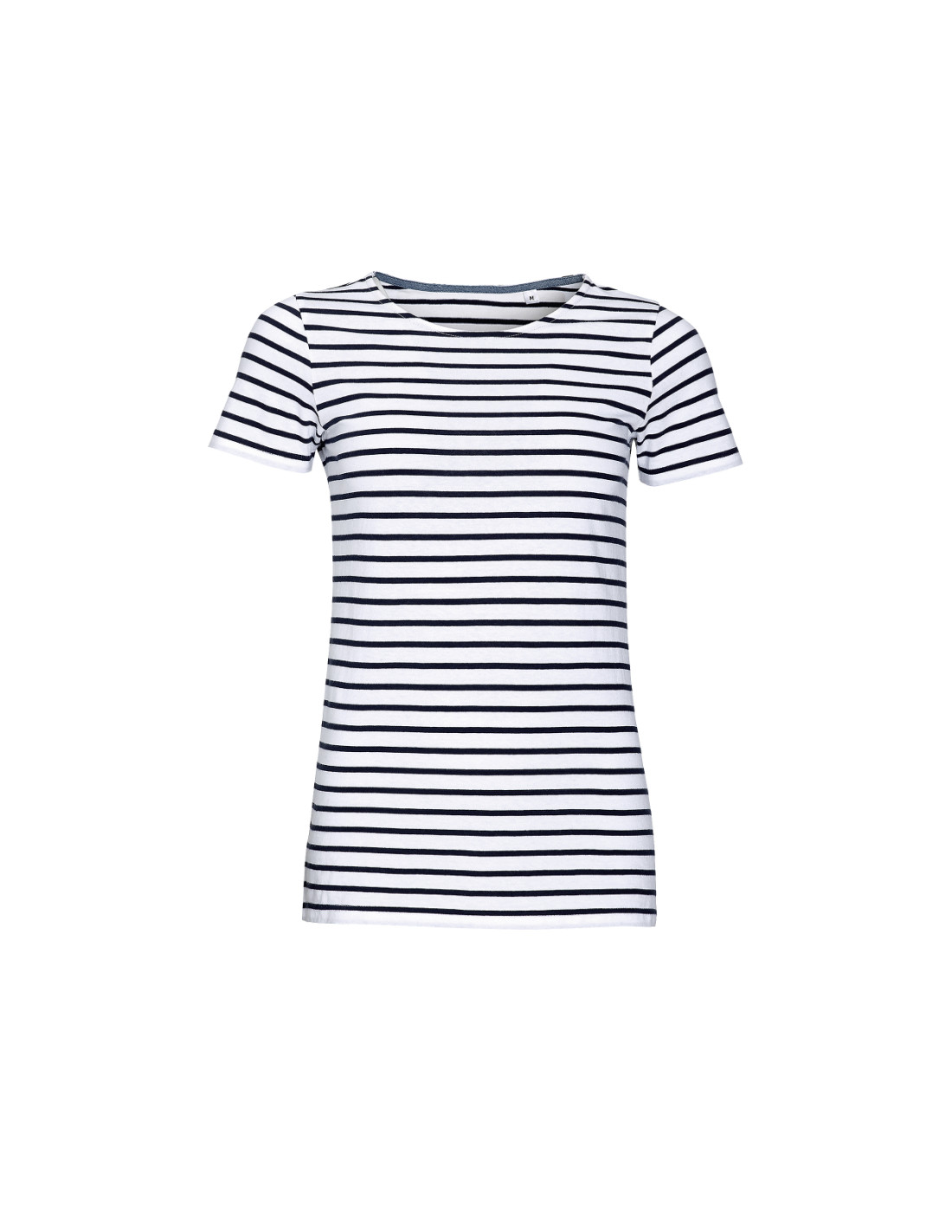 T-SHIRT FEMME RAYE 150G "MILES" - T-shirts personnalisés - SIP19
