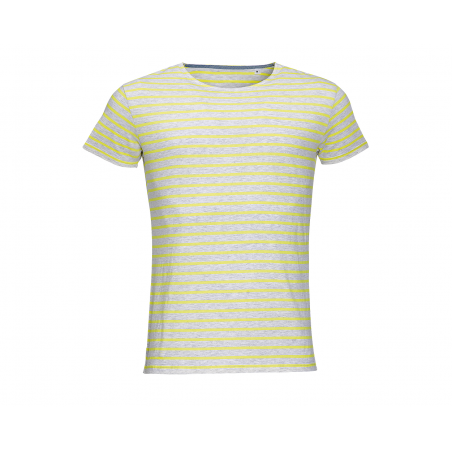 T-SHIRT HOMME RAYE 150G "MILES" - T-shirts personnalisés - SIP19