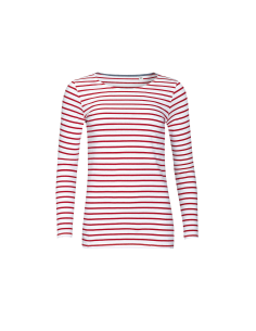 T-SHIRT FEMME RAYE 150G "MARINE" - T-shirts personnalisés - SIP19