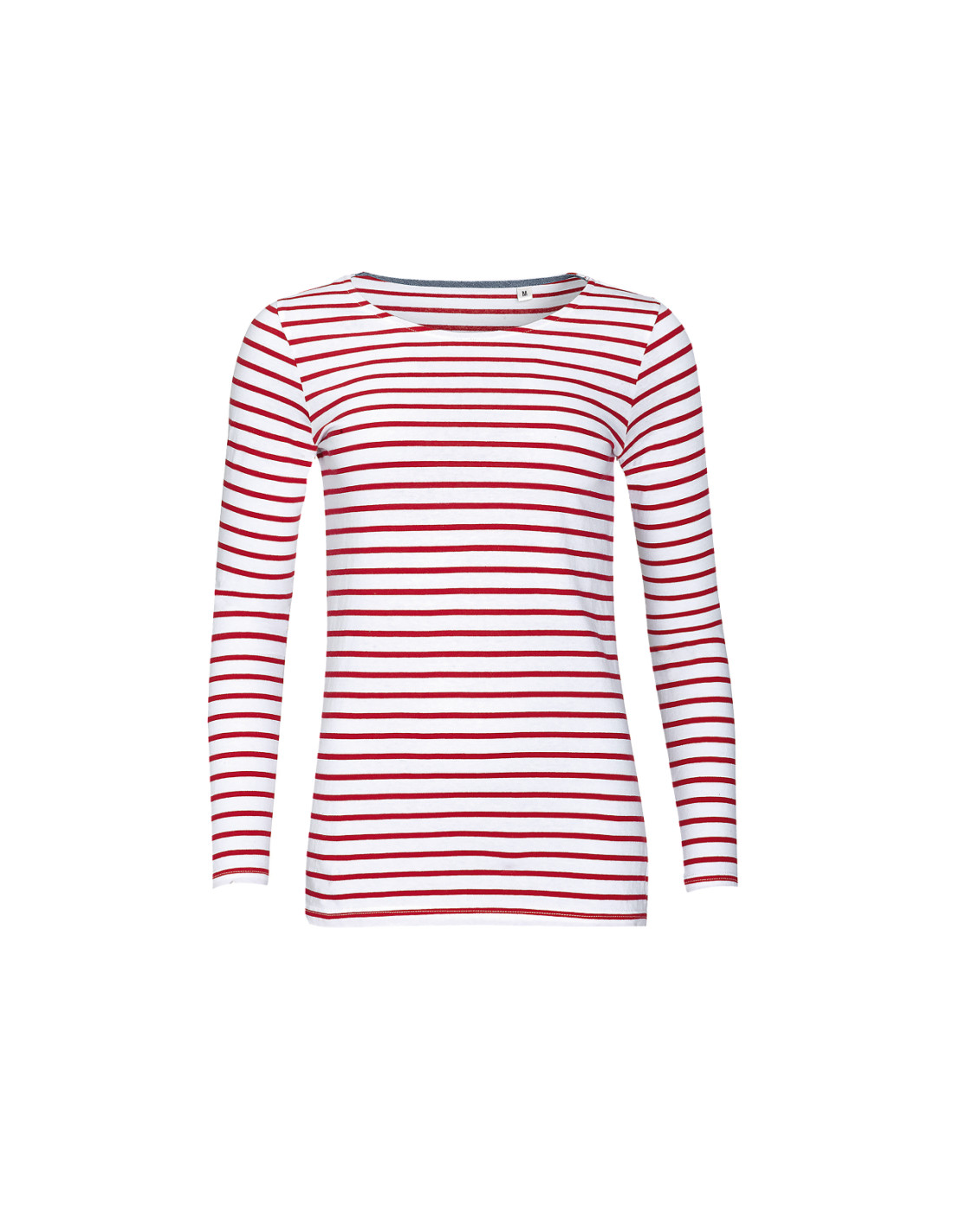 T-SHIRT FEMME RAYE 150G "MARINE" - T-shirts personnalisés - SIP19
