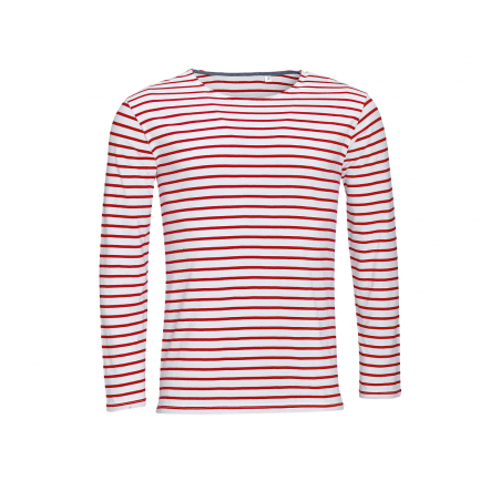 T-SHIRT HOMME RAYE 150G "MARINE" - T-shirts personnalisés - SIP19