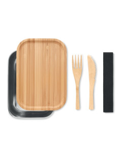 LUNCH BOX BAMBOU/INOX "SAVANNA" - Accessoires de maison - SIP19