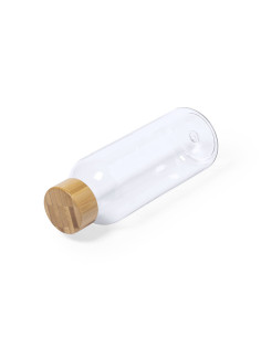 Bouteille personnalisée en RPET et bambou de 600 ml "SOLARIX" | SIP19