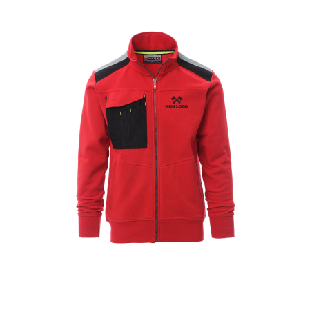 Sweat de travail zippé personnalisable 300G "WORK 2.0" | SIP19