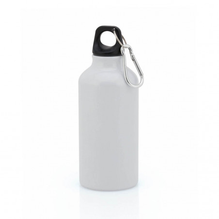Gourde personnalisable étanche avec mousqueton 400 ml "ALCHY" | SIP19