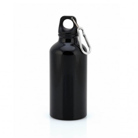 Gourde personnalisable étanche avec mousqueton 400 ml "ALCHY" | SIP19