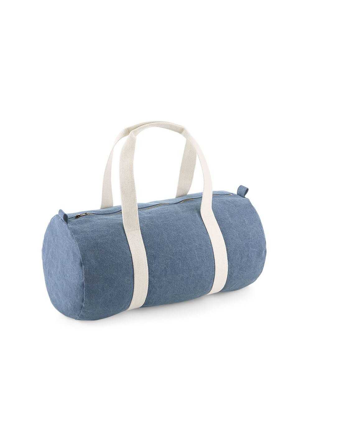 Sac de voyage personnalisé en denim "BARREL" | SIP19