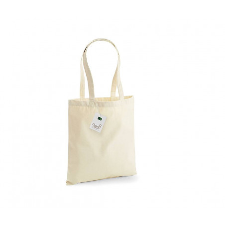 Tote-bag en coton bio à personnaliser 340G "LIFE" 38x42cm | SIP19