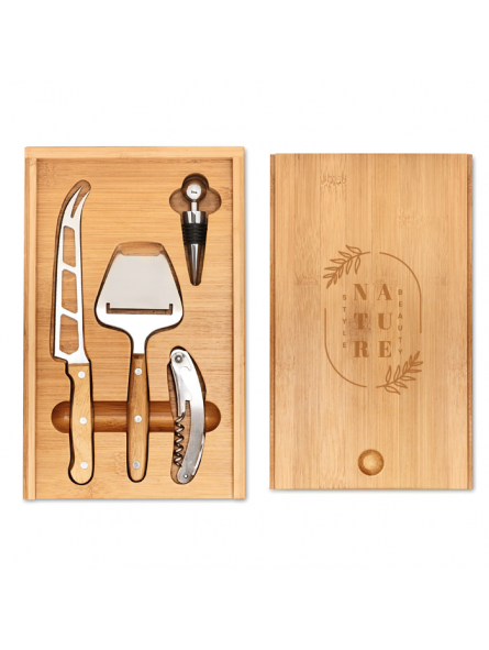 SET FROMAGE ET VINS À PERSONNALISER "WINE & CHEESE"