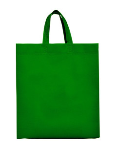 Sac promotionnel en intissé à anses courtes et soufflet "LAKE" | SIP19