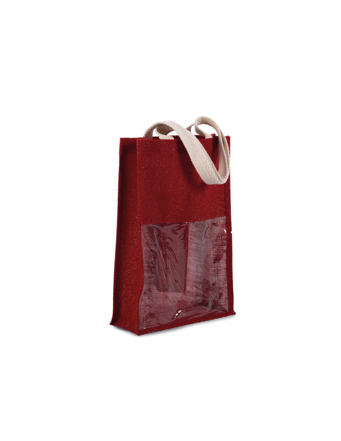 Sac porte-bouteilles promotionnel en jute "SCIERA" | SIP19