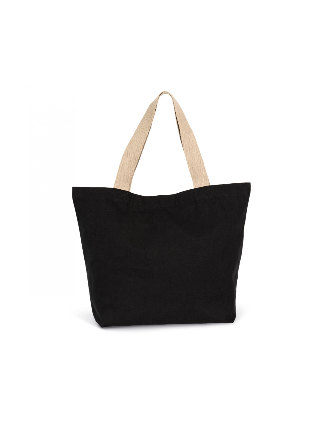 Grand sac shopping en coton recyclé à personnaliser "OBROK" | SIP19