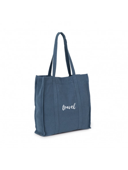 SAC PERSONNALISABLE EN TOILE TISSÉE À LA MAIN ET RECYCLÉE "ZAZE"
