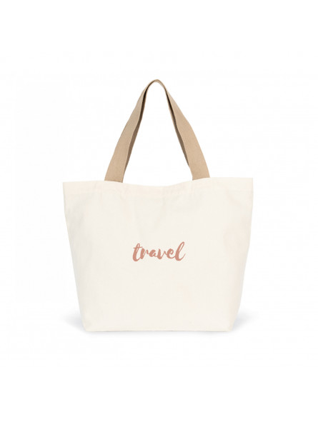 GRAND SAC SHOPPING COTON RECYCLÉ À PERSONNALISER "OBROK"