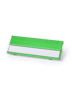 Badge personnalisable en aluminium "BINDEL" | SIP19