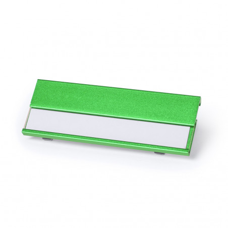 Badge personnalisable en aluminium "BINDEL" | SIP19