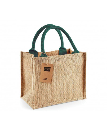 Petit sac personnalisé en toile de jute "MINI" | SIP19