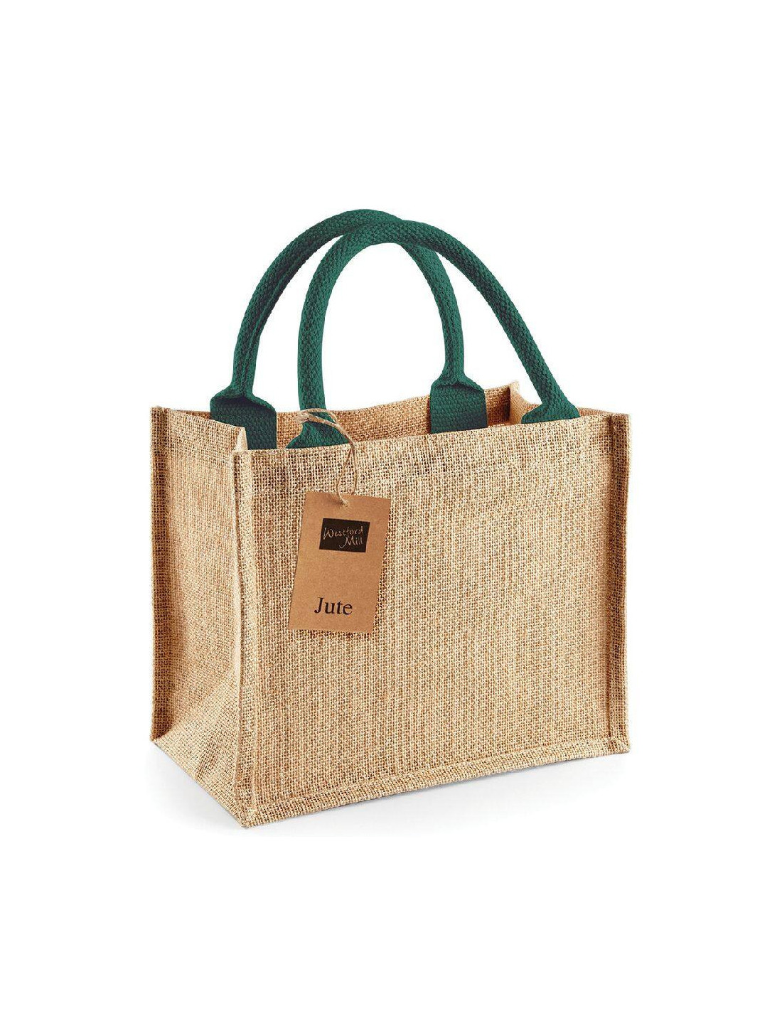 Petit sac personnalisé en toile de jute "MINI" | SIP19