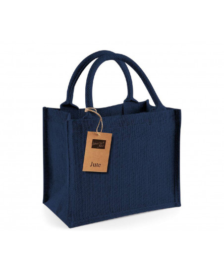 Petit sac personnalisé en toile de jute "MINI" | SIP19