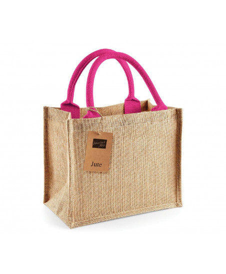 Petit sac personnalisé en toile de jute "MINI" | SIP19