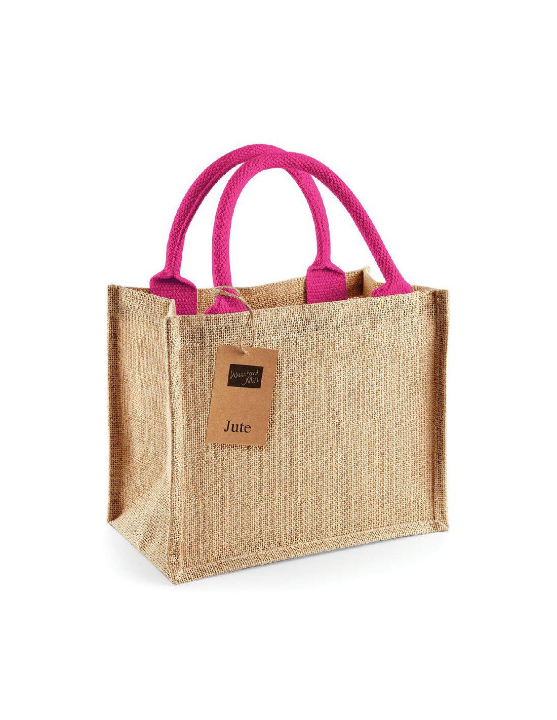 Petit sac personnalisé en toile de jute "MINI" | SIP19