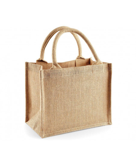Petit sac personnalisé en toile de jute "MINI" | SIP19