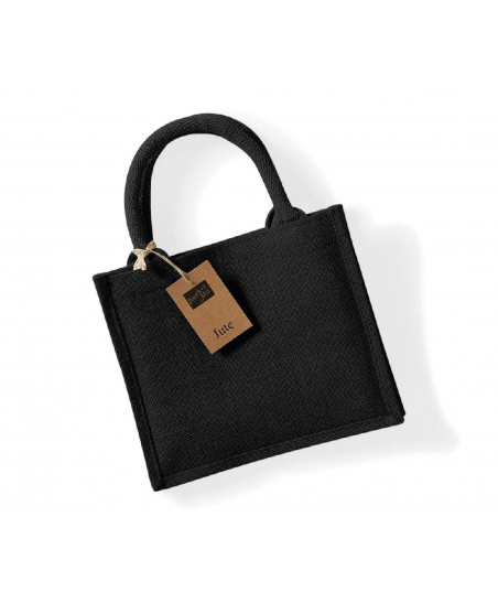 Petit sac personnalisé en toile de jute "MINI" | SIP19