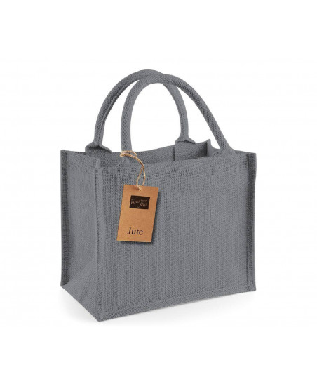Petit sac personnalisé en toile de jute "MINI" | SIP19