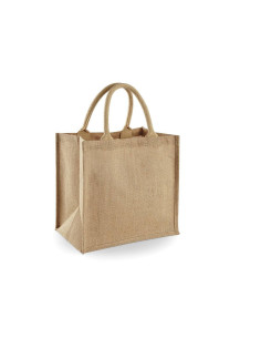 Grand sac shopping en jute naturelle personnalisé | SIP19