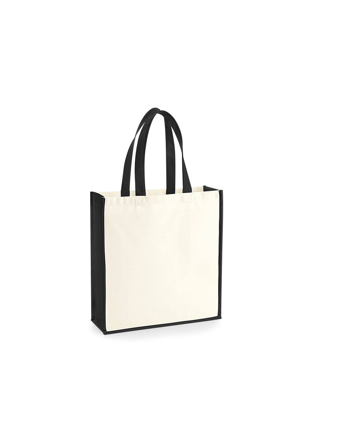 Tote-bag publicitaire en coton Canvas bicolore 400G "TYROL" | SIP19