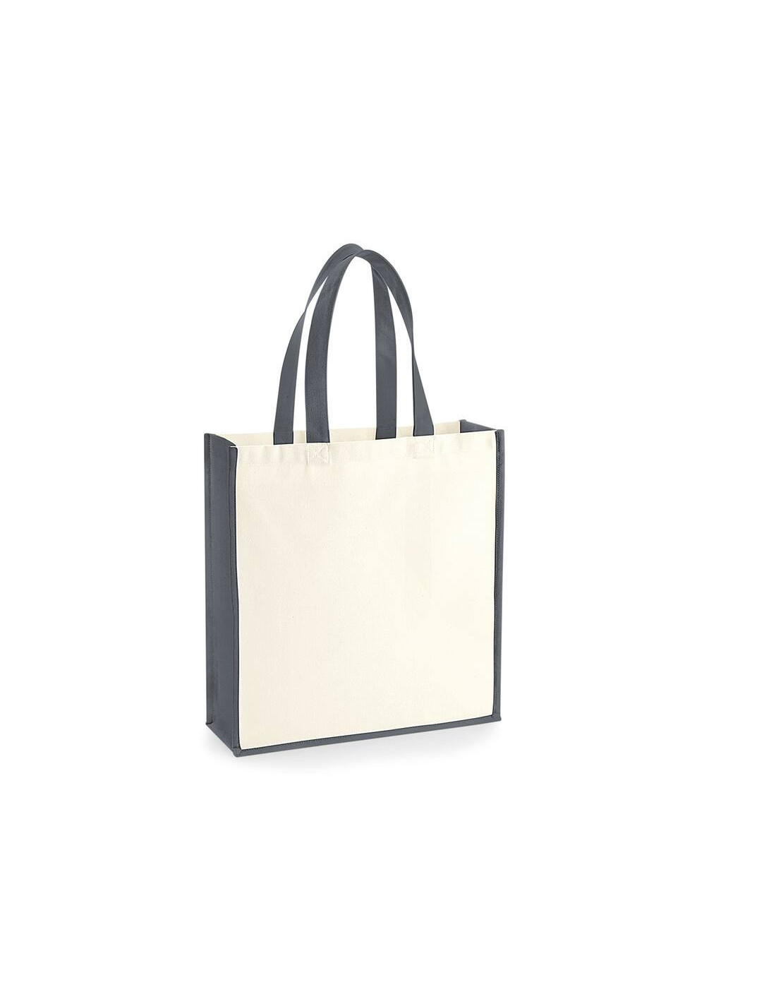 Tote-bag publicitaire en coton Canvas bicolore 400G "TYROL" | SIP19