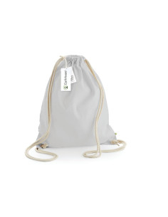 Sac à dos à ficelles personnalisable en coton bio 340G "CANDE" | SIP19