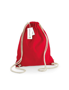 Sac à dos à ficelles personnalisable en coton bio 340G "CANDE" | SIP19