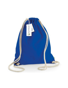 Sac à dos à ficelles personnalisable en coton bio 340G "CANDE" | SIP19