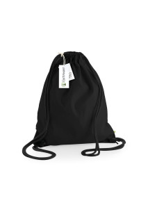 Sac à dos à ficelles personnalisable en coton bio 340G "CANDE" | SIP19