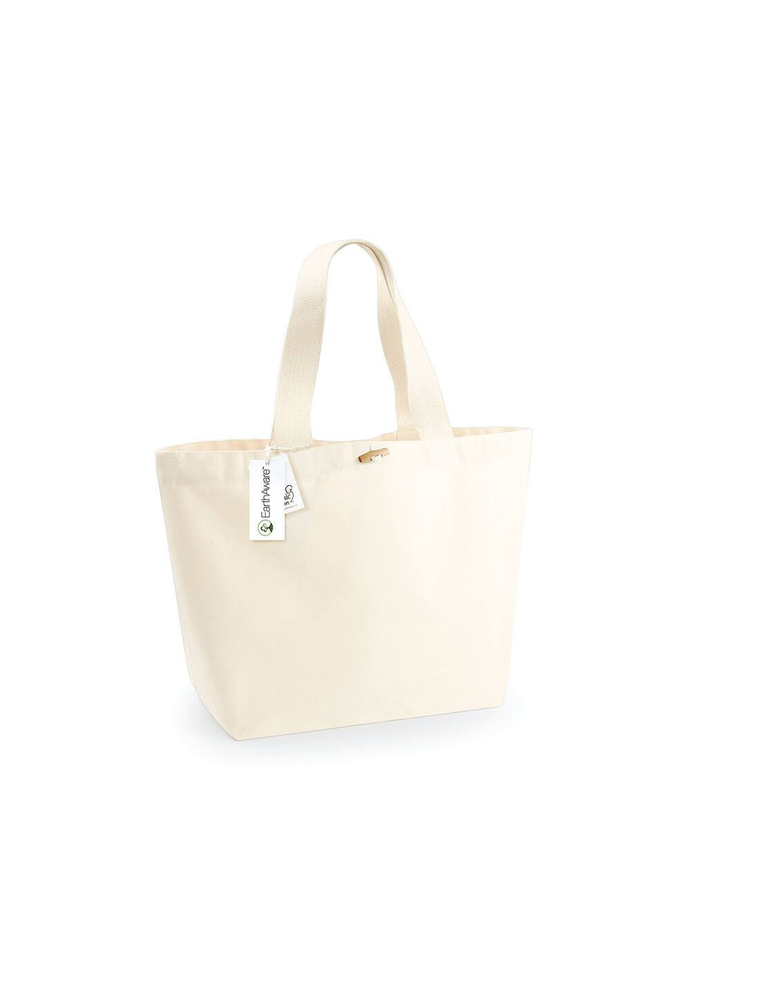 Grand sac personnalisé en coton Canvas bio 340G "GOGUE" | SIP19