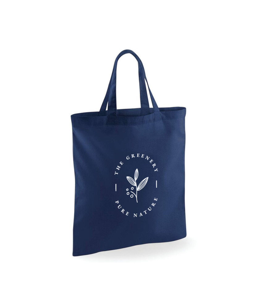 TOTE BAG PUBLICITAIRE ANSES COURTES COTON 140G "DINAN" 38x42cm