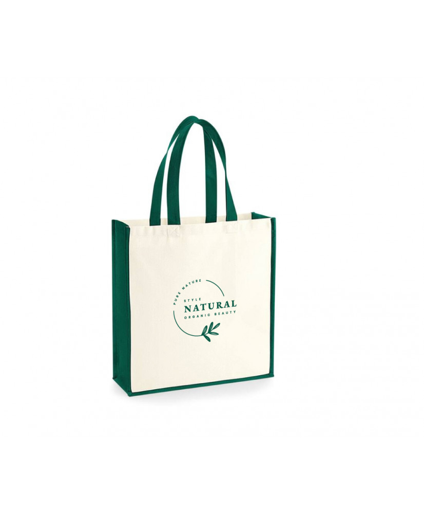 TOTE BAG PUBLICITAIRE EN COTON CANVAS 400G "TYROL" 39x42x13cm