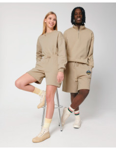 Short unisexe personnalisé en coton bio 400g "BOARDER DRY"| SIP19
