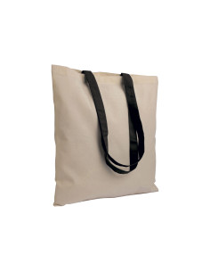 Tote-bag bicolore en coton 135G "ZABET" 38x42 cm  | SIP19