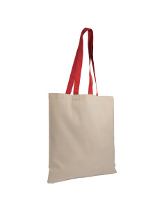 Tote-bag bicolore en coton 135G "ZABET" 38x42 cm  | SIP19