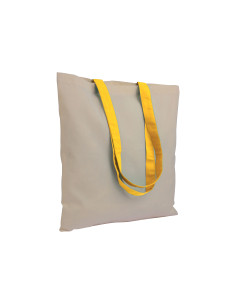 Tote-bag bicolore en coton 135G "ZABET" 38x42 cm  | SIP19