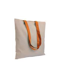 Tote-bag bicolore en coton 135G "ZABET" 38x42 cm  | SIP19
