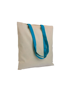 Tote-bag bicolore en coton 135G "ZABET" 38x42 cm  | SIP19