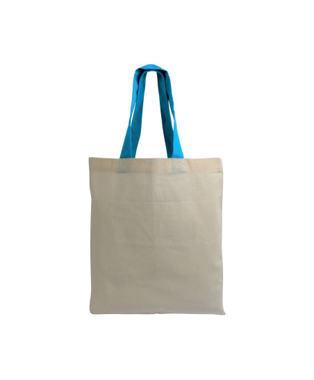 Mini tote-bag bicolore en coton personnalisable 135G "MAOLA" | SIP19