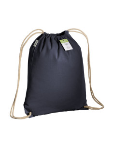 Sac à dos personnalisé avec cordelettes en coton bio "YANKS" | SIP19