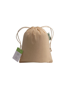 Pochon publicitaire en coton organique 140g "SIAPS" 15x20cm | SIP19