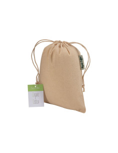 Pochon publicitaire en coton organique 140g "SIAPS" 15x20cm | SIP19