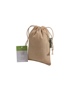 Pochon en coton organique personnalisable 140G "AYGOL" 10x14cm | SIP19