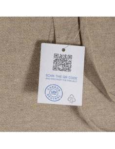 Tote-bag promotionnel en coton recyclé 280G  "BRIAH" 38x42 cm | SIP19
